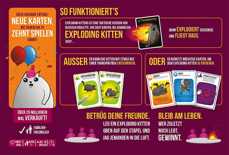 Exploding Kittens Party Pack (Refresh) (DE)