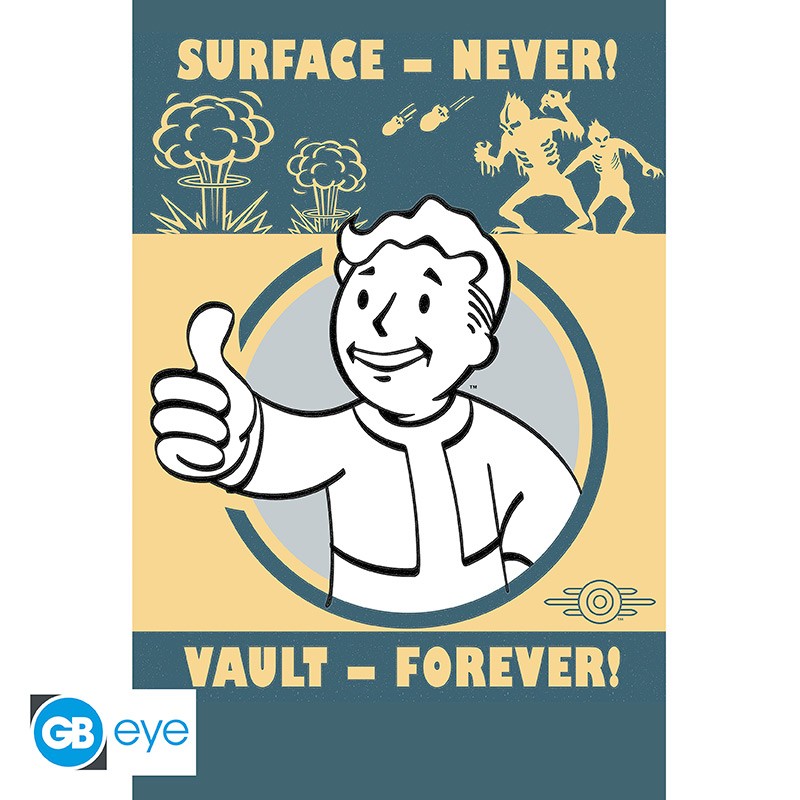 Fallout Maxi Poster "Vault Forever" 91,5 x 61 cm