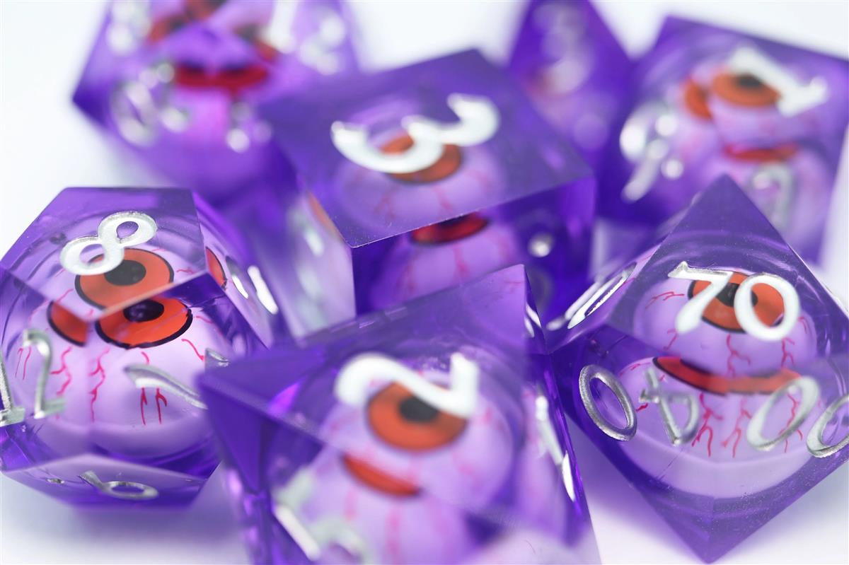 Sharp Edge Moving Eye RPG Dice Set - Mageshot
