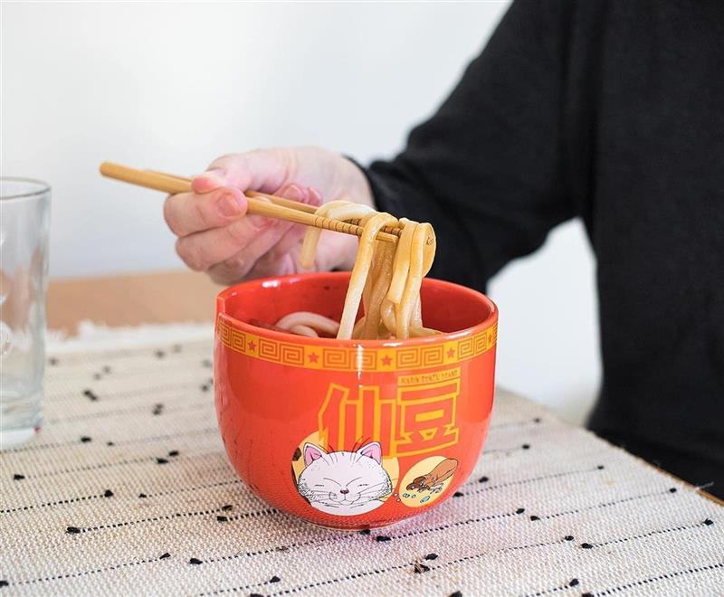 Dragon Ball Ramen Bowl mit Essstäbchen Red Cat