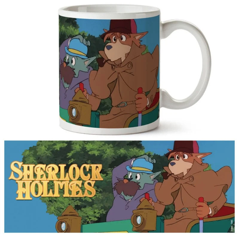 Studio Ghibli Sherlock Holmes Mug "On the Way"