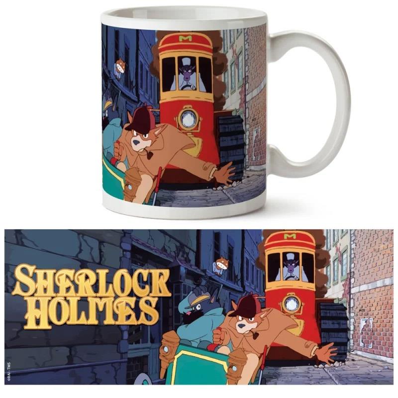 Studio Ghibli Sherlock Holmes Mug "Pursuit"