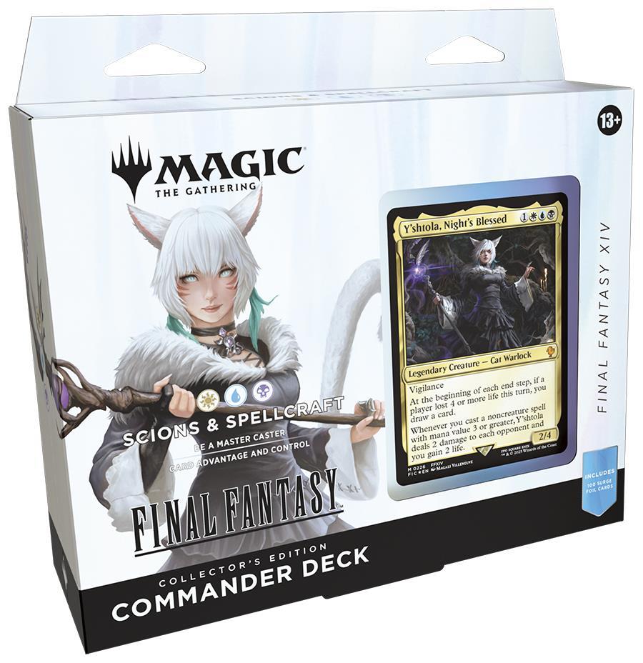 Magic: The Gathering Final Fantasy Commander Deck (GER) Scions & Spellcraft (White/Blue/Black)
