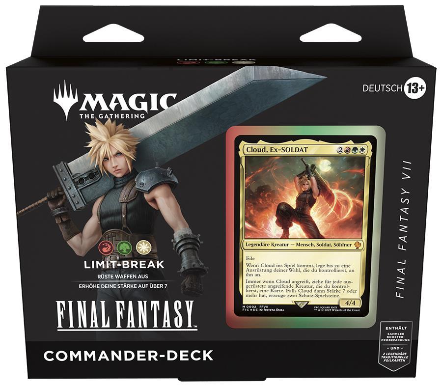 Magic: The Gathering Final Fantasy Commander Deck (GER) Limit Break (White/Red/Green)
