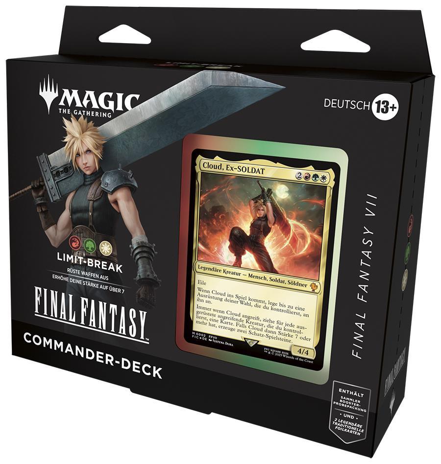 Magic: The Gathering Final Fantasy Commander Deck (GER) Limit Break (White/Red/Green)