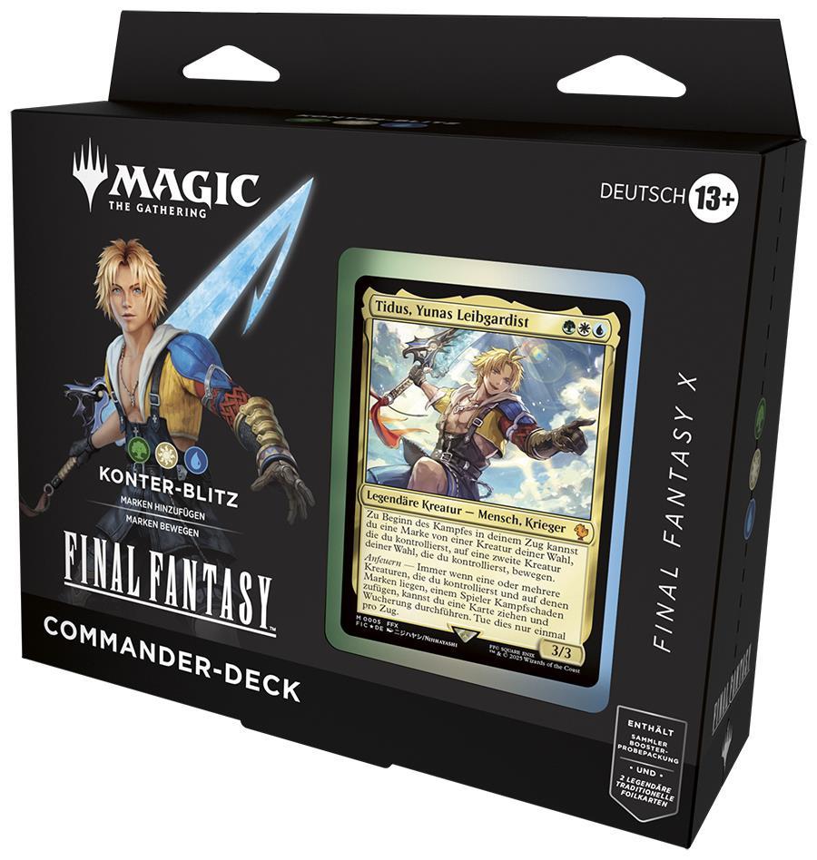 Magic: The Gathering Final Fantasy Commander Deck (GER) Counter Blitz (White/Blue/Green)