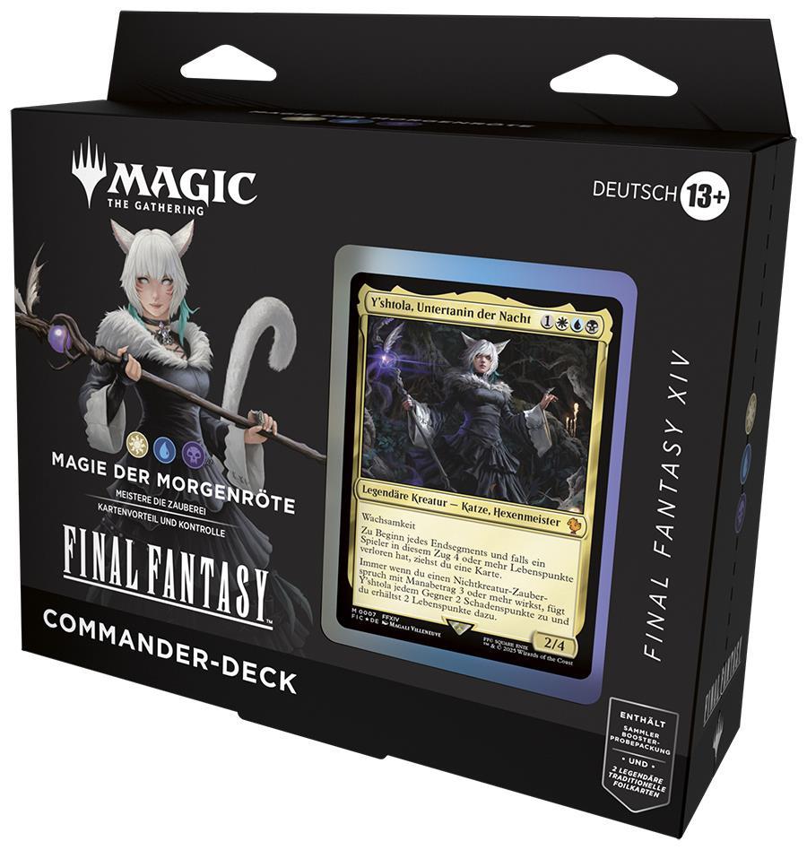 Magic: The Gathering Final Fantasy Commander Deck (GER) Scions & Spellcraft (White/Blue/Black)