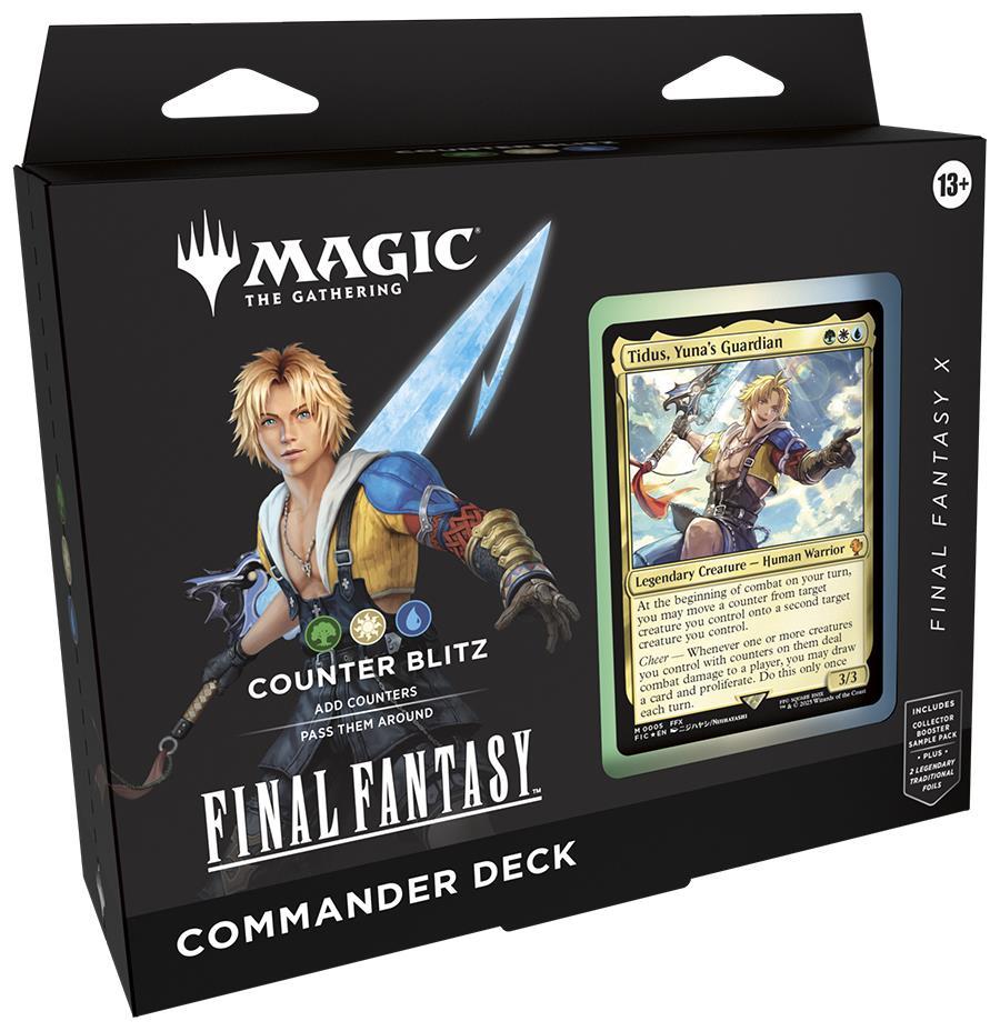 Magic: The Gathering Final Fantasy Commander Deck (GER) Counter Blitz (White/Blue/Green)