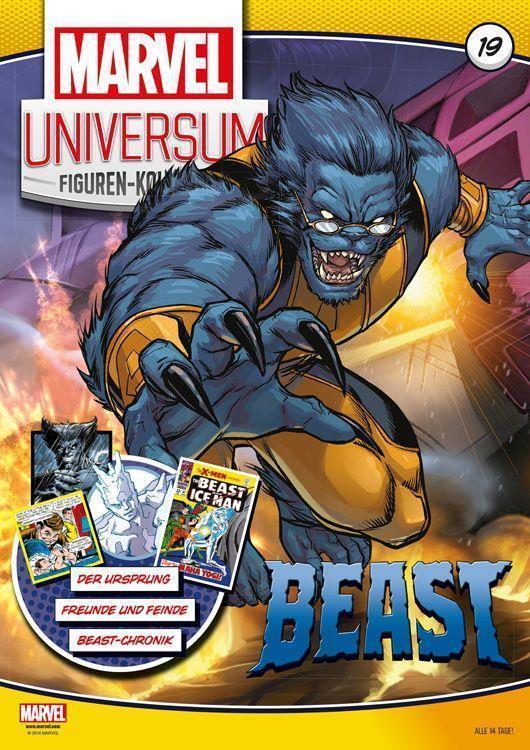Marvel Universum Figuren-Kollektion 19: Beast (mit handbemalter Classic Marvel-Figur)