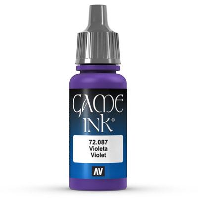 Vallejo Game Color: 087 Ink Violet, 17 ml