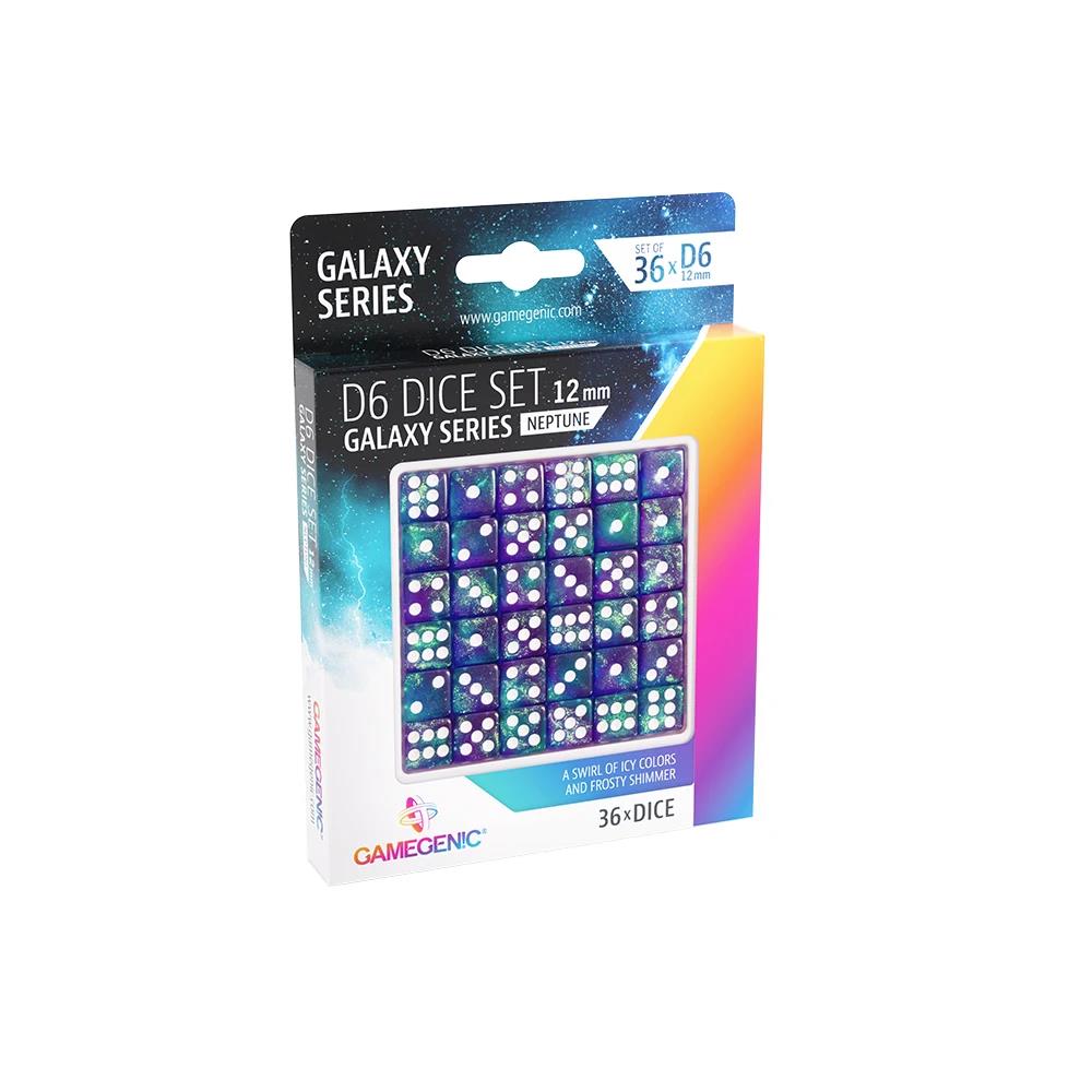 Galaxy Series - Neptune - D6 Dice Set 12 mm (36)