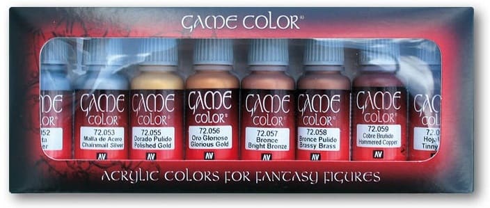 Game Color Set: Metallic Colors (8)