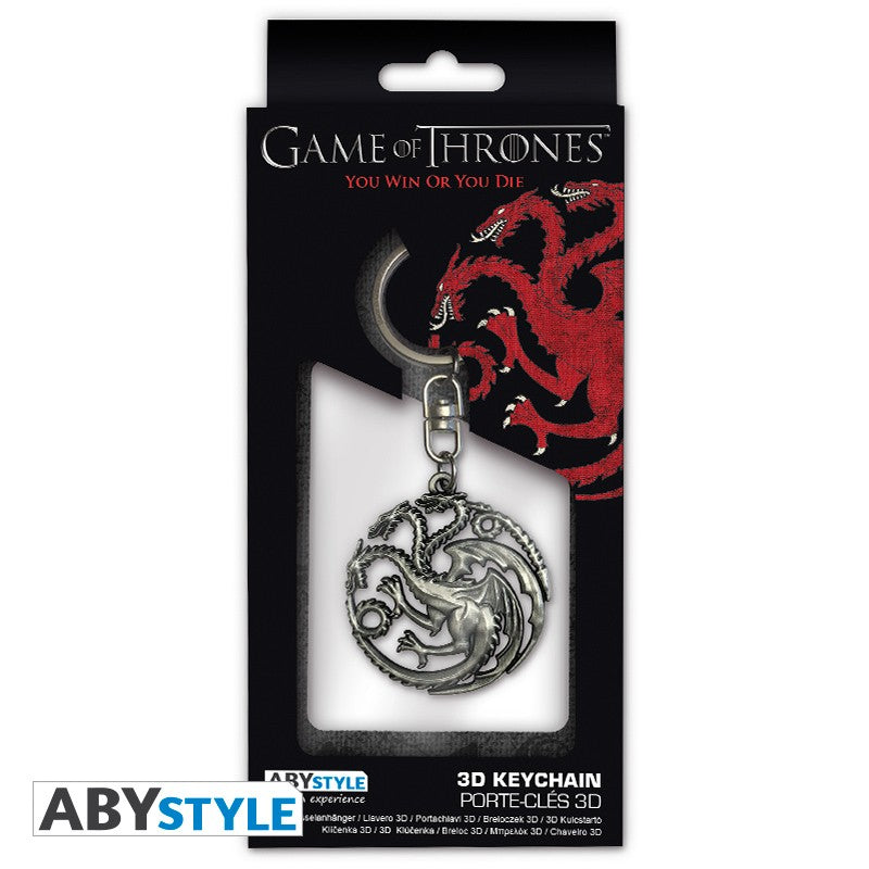 Game of Thrones 3D Keychain "Targaryen"