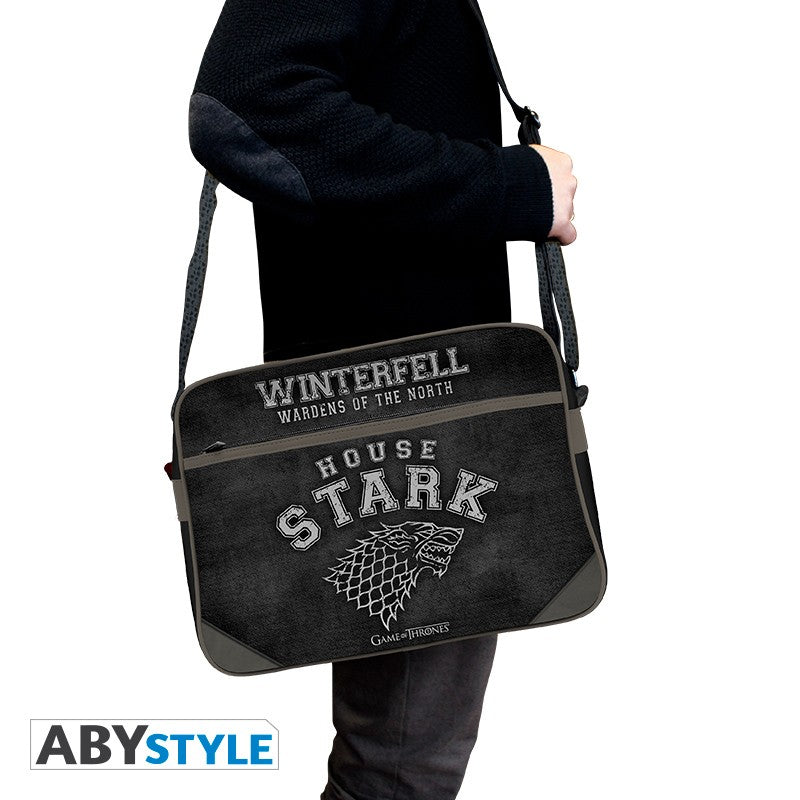 Game of Thrones Vinyl Messenger Bag "House Stark"