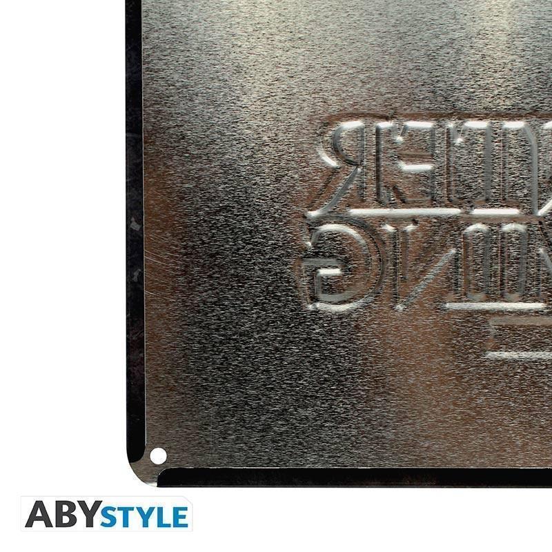Game of Thrones Metal Plate "Stark" 28 x 38 cm