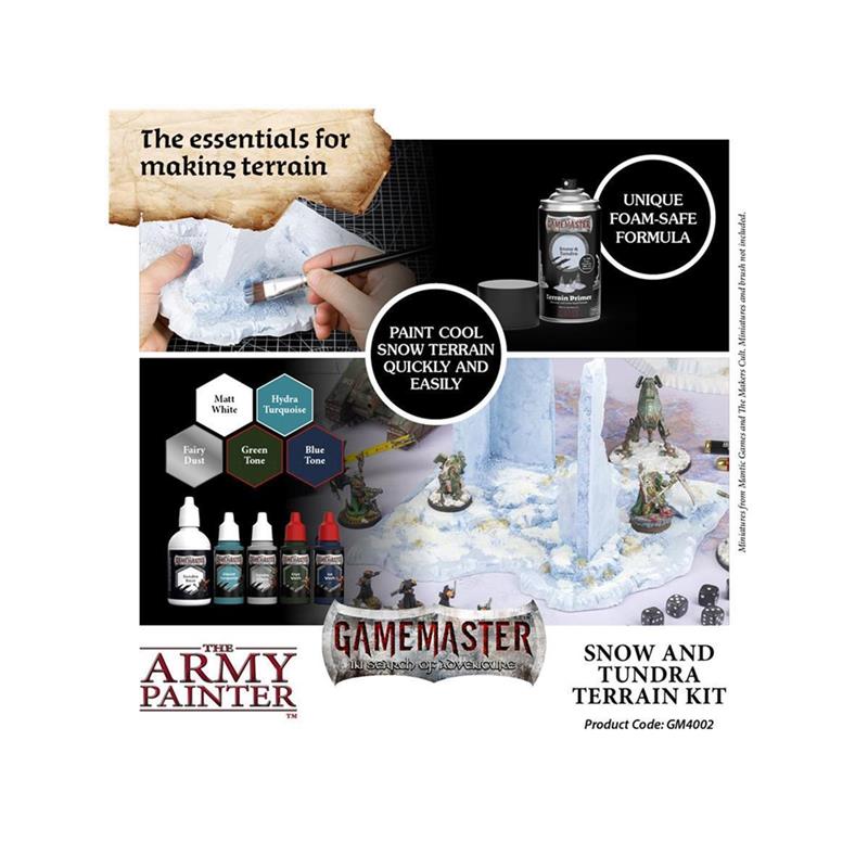 The Army Painter: Gamemaster - Snow & Tundra Terrain Kit
