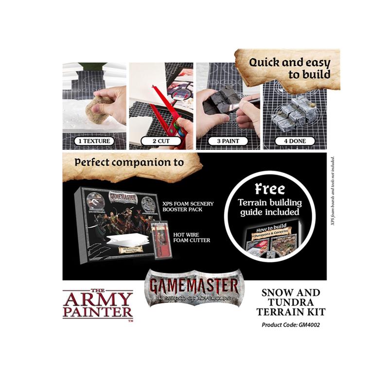 The Army Painter: Gamemaster - Snow & Tundra Terrain Kit