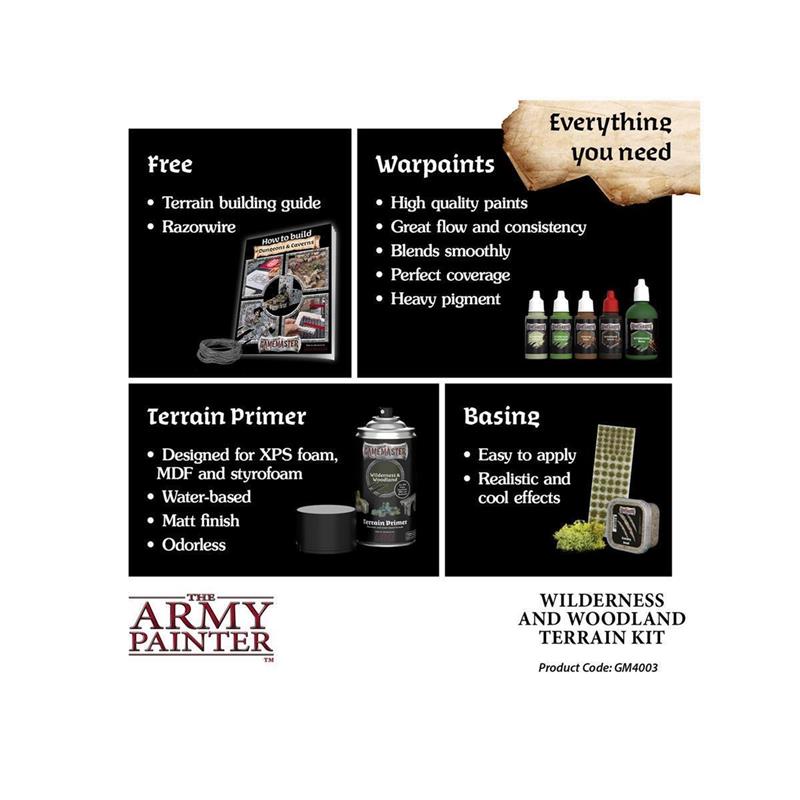 The Army Painter: Gamemaster - Wilderness & Woodlands Terrain Kit