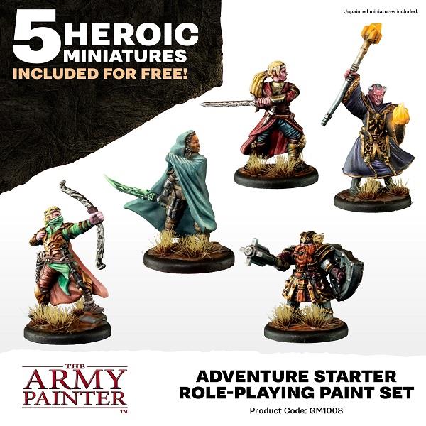 The Army Painter: GameMaster: Adventure Starter Role-playing Paint Set - Warpaints Fanatic