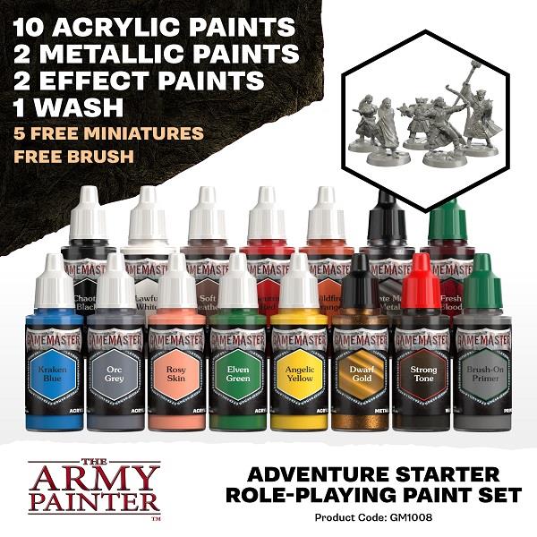 The Army Painter: GameMaster: Adventure Starter Role-playing Paint Set - Warpaints Fanatic