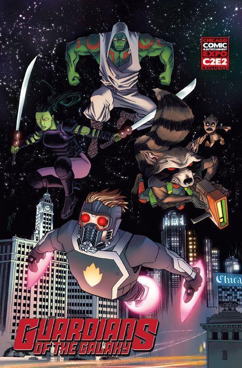 Guardians of the Galaxy: Die Jagd auf Thanos, Variant (555) Comic COn Stuttgart 2018 (Declan Shalvey)