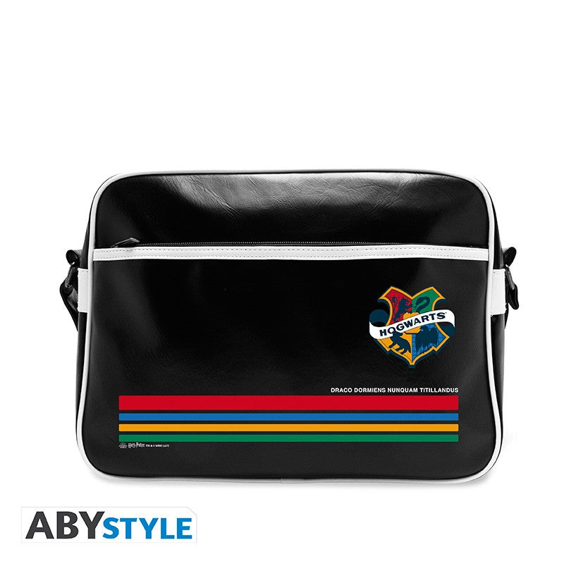 Harry Potter Vinyl Messenger Bag "Hogwarts" (black)