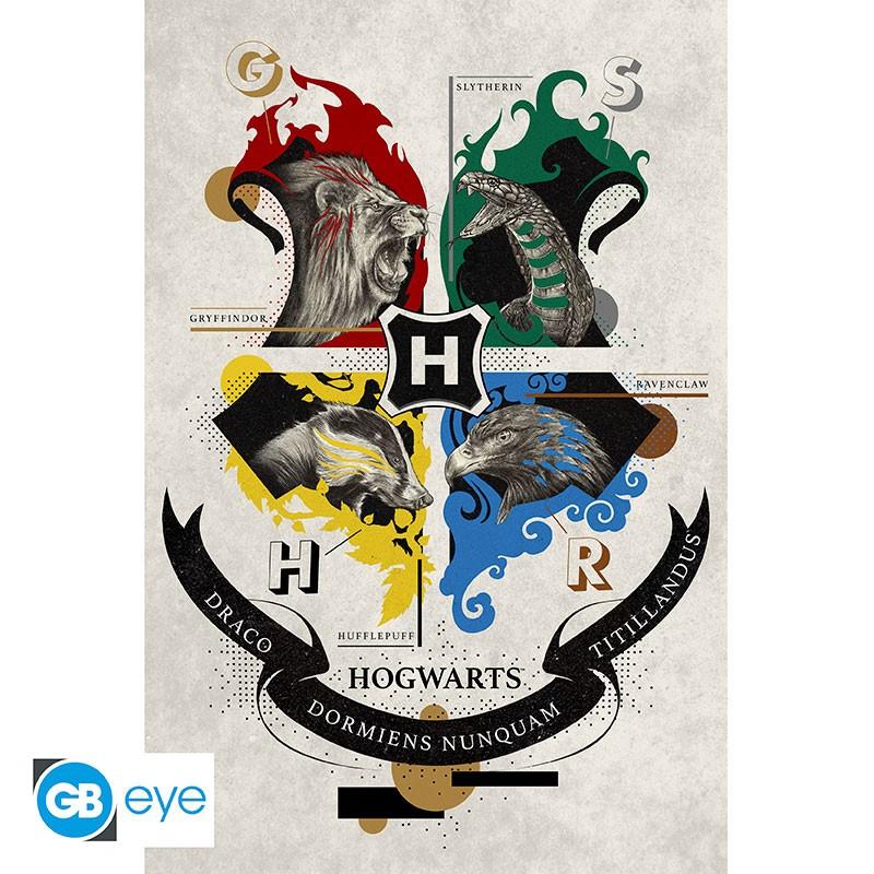 Harry Potter Maxi Poster "Animal Crest" 91,5 x 61 cm