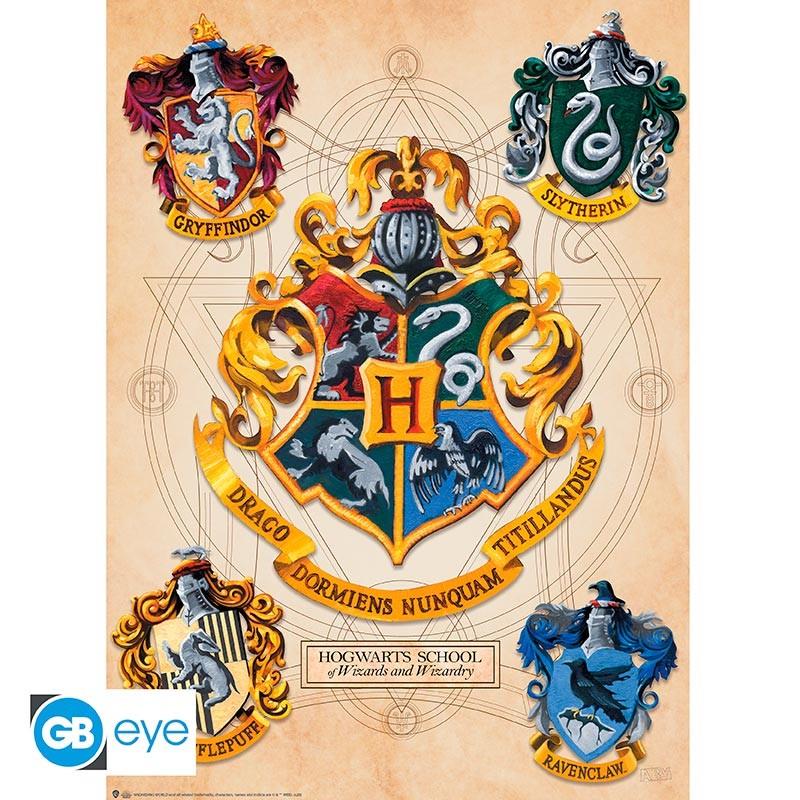 Harry Potter Chibi Poster Set "Crest & Marauders" 52 x 38 cm