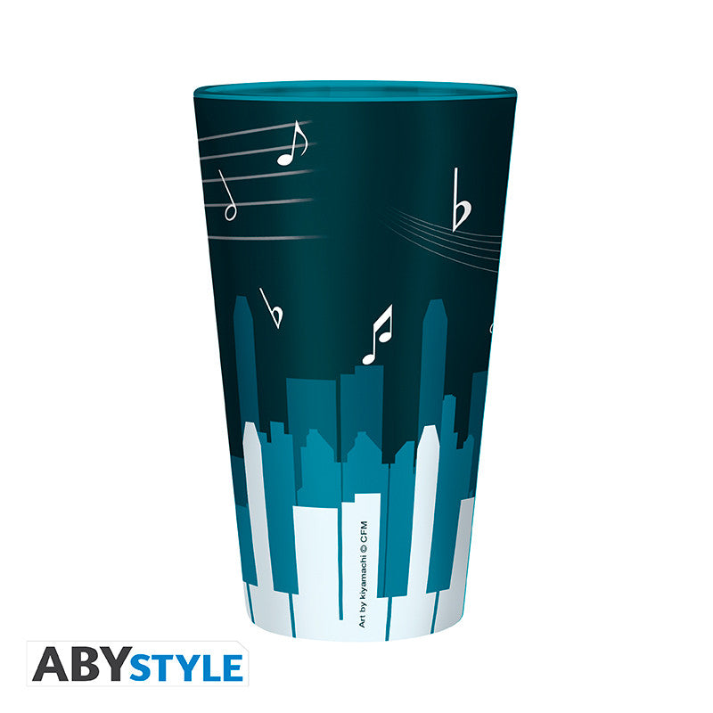 Hatsune Miku Large Glass – Musical City 400 ml