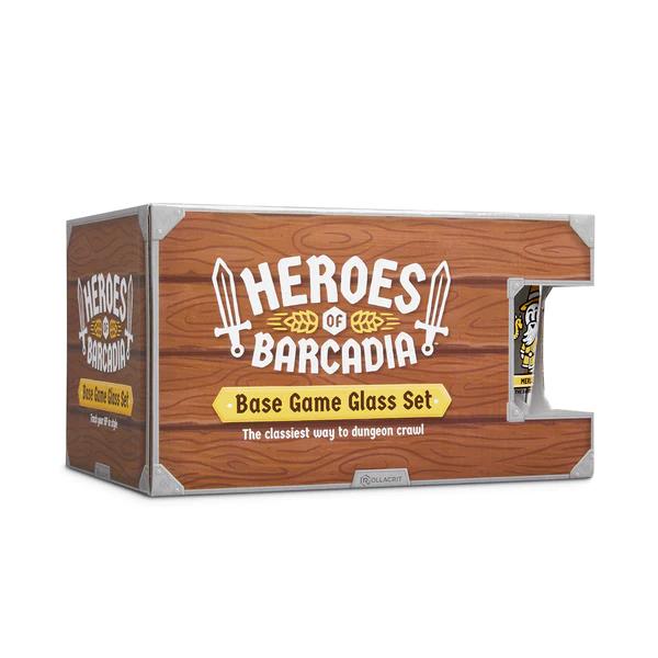Heroes of Barcadia Base Game Pint Glass Set