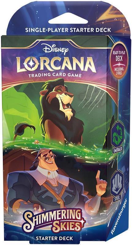 Disney Lorcana: Himmelsleuchten Starter-Deck (EN) Smaragd/Stahl