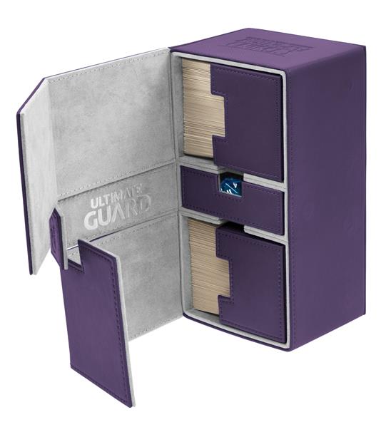 Ultimate Guard Twin Flip´n´Tray Deck Case 200+ Standardgröße XenoSkin Violett