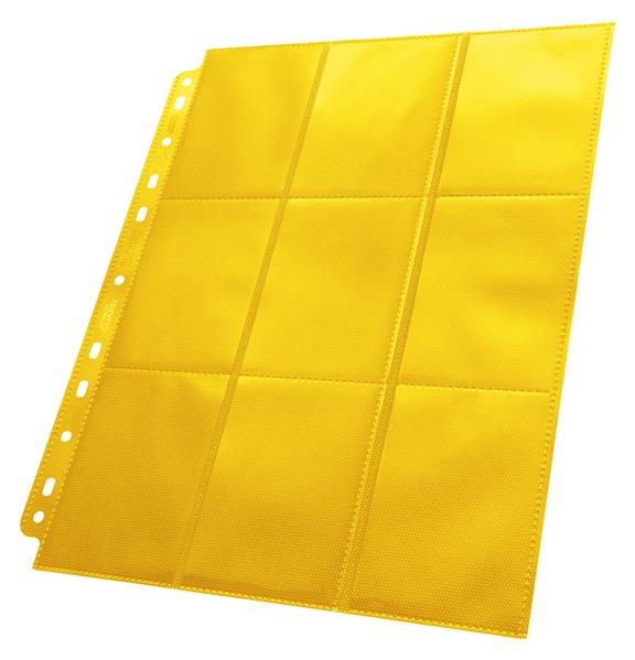 Ultimate Guard 18-Pocket Pages Side-Loading Gelb (50)