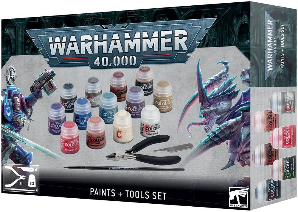 Warhammer 40,000 Paints + Tools Set