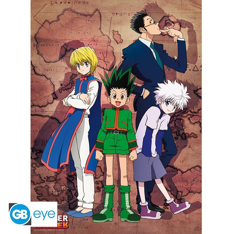 Hunter X Hunter Chibi-Poster "Heroes" 52 x 38 cm