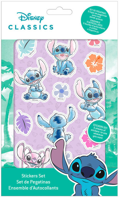 Disney Stitch Sticker Set (5 Sheets)