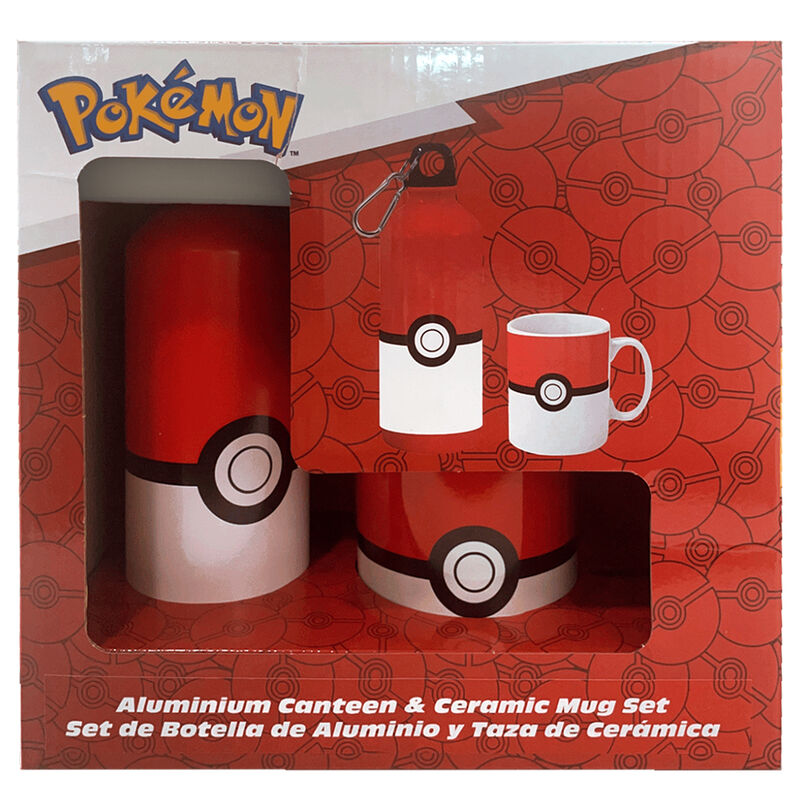 Pokémon Geschenk-Set Tasse & Trinkflasche