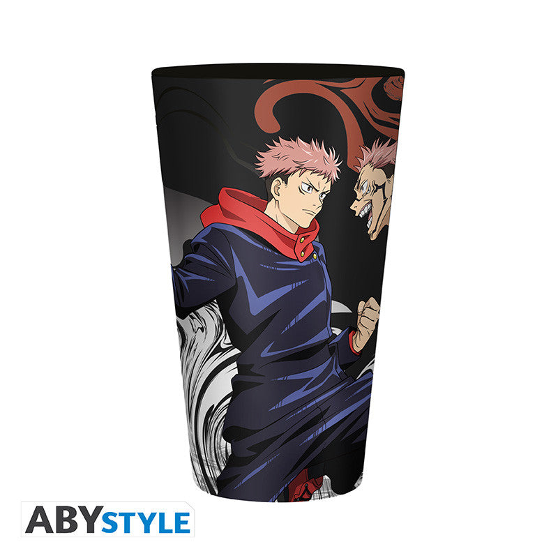 Jujutsu Kaisen Glass "Itadori vs Sukuna" (large)