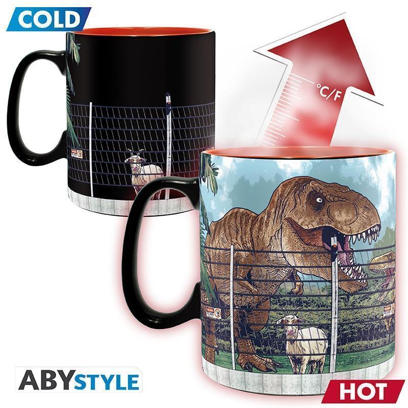 Jurassic Park Tasse mit Thermoeffekt Gate