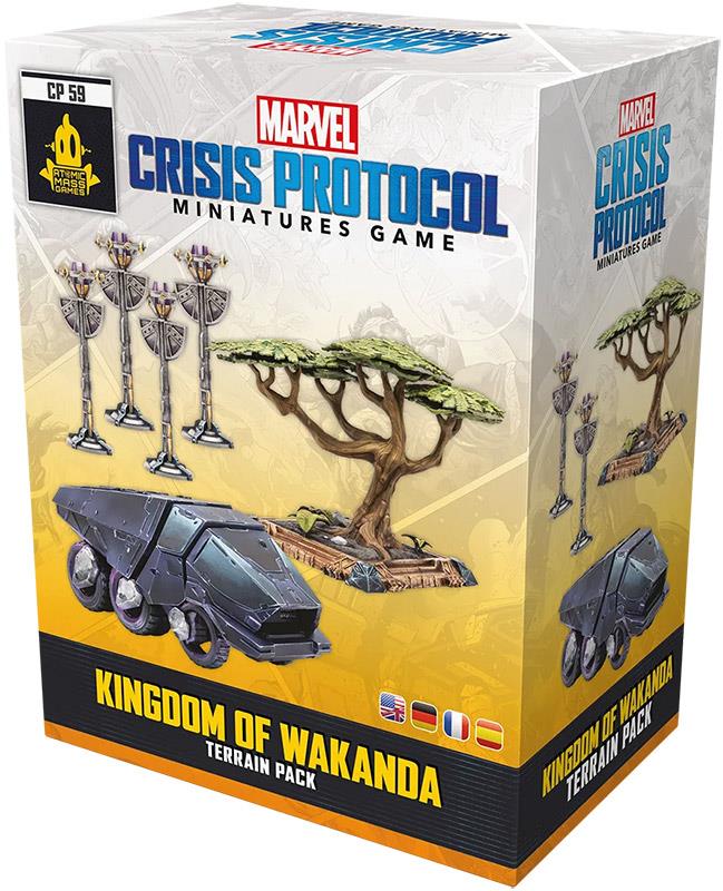 Marvel: Crisis Protocol – Kingdom of Wakanda Terrain Pack (Geländeset “Königreich Wakanda”)
