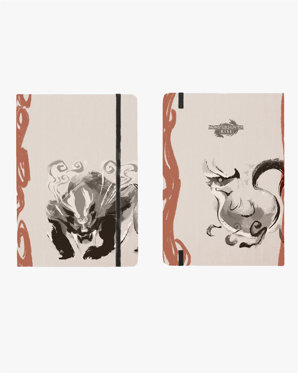 Monster Hunter Rise Notebook "Monster Brush Art"