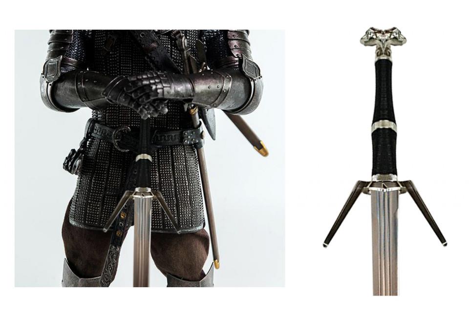 The Witcher - Silber Schwert mit Scheide