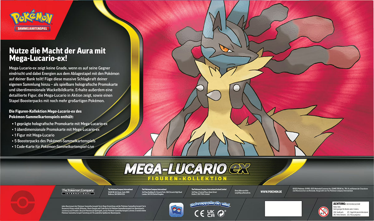 Pokémon Trading Card Game Mega Lucario Figure Collection (GER)