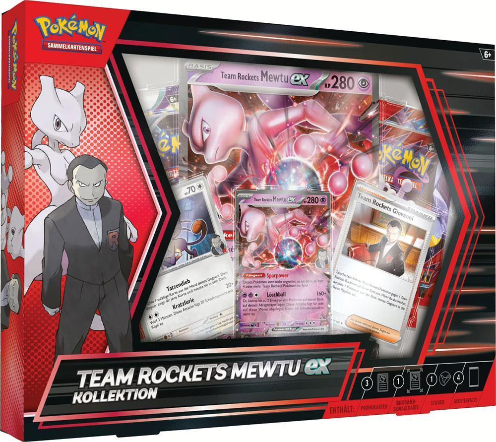 Pokémon Sammelkartenspiel Team Rockets Mewtu EX Kollektion (DE)