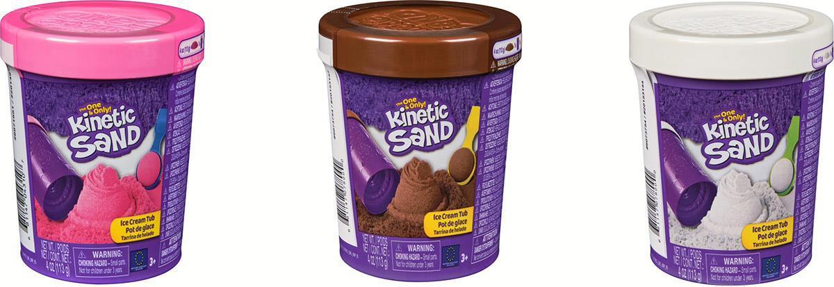 Kinetic Sand Ice Cream Tub (113g) Braun