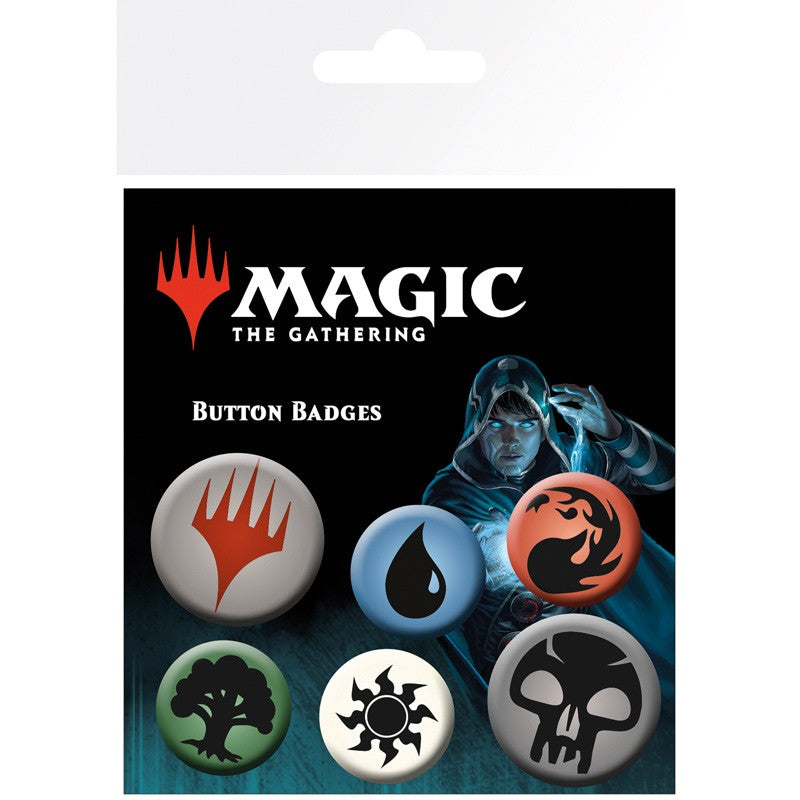 Magic: The Gathering Anstecker-Set "Mana Symbols"