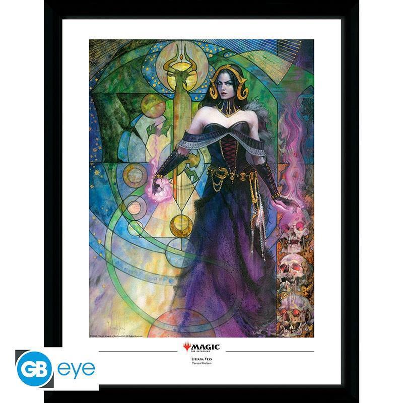 Magic The Gathering Art Print Liliana Vess 30 x 40 cm (framed)