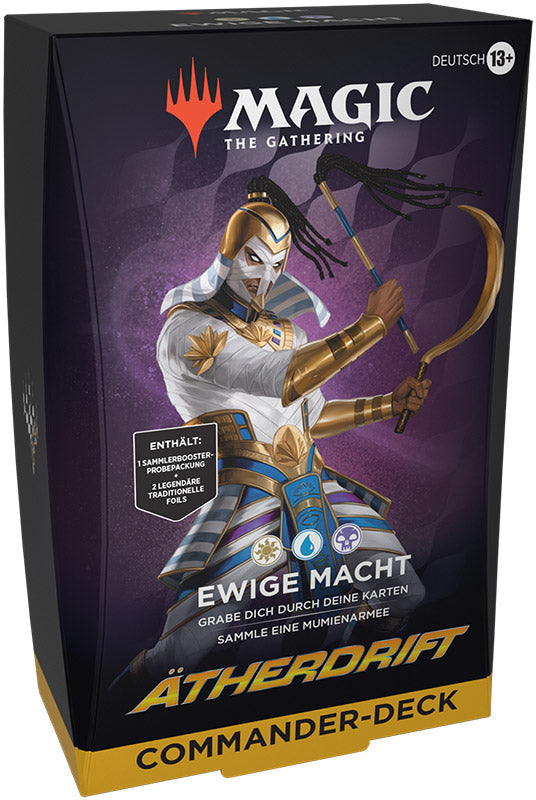 Magic: The Gathering Aetherdrift Play Booster Pack (GER) Eternal Might (White/Blue/Black)