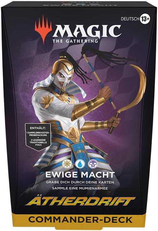 Magic: The Gathering Aetherdrift Play Booster Pack (GER) Eternal Might (White/Blue/Black)