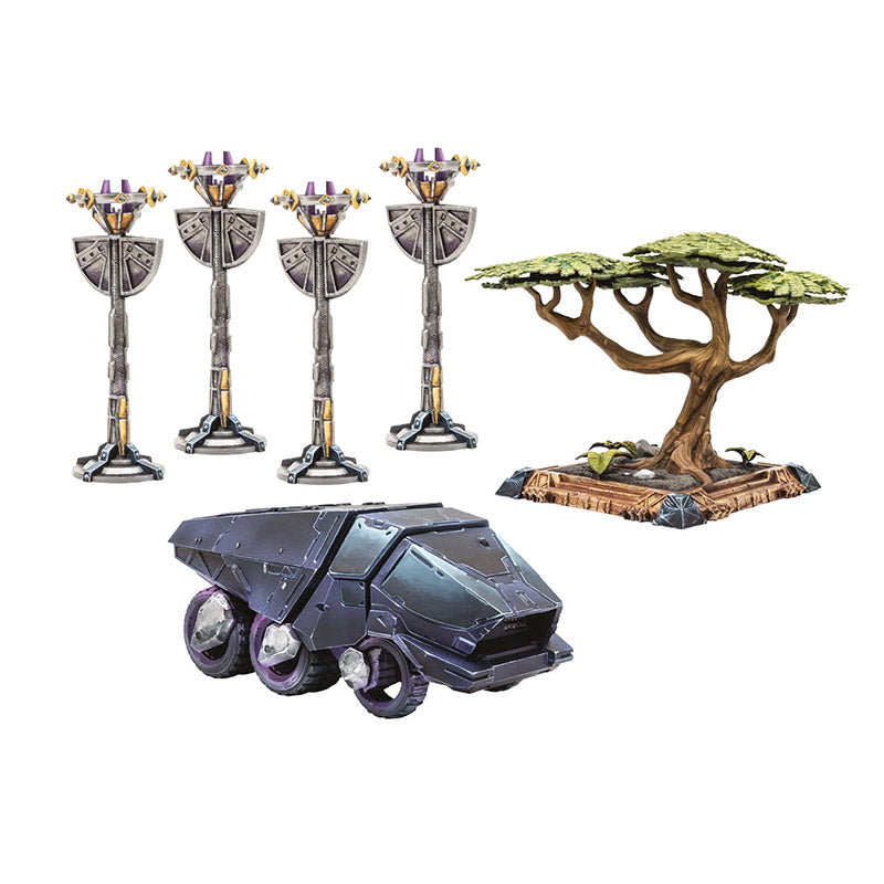 Marvel: Crisis Protocol – Kingdom of Wakanda Terrain Pack (Geländeset “Königreich Wakanda”)